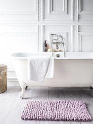 TODAY Bath Mat, Cotton, Pink, 50 x 80 cm