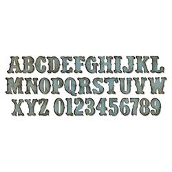 Sizzix Bigz XL Alfabeto Mercado vintage