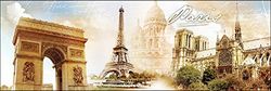 Pro-Art g5104e Cuadro impresión 'Paris' 150 x 48 cm, Multicolor, 150 x 48 cm