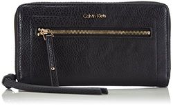 Calvin Klein Jeans IZZY Large ZIPAROUND J6IJ600487 dam plånböcker 20 x 10 x 3 cm (B x H x D), Schwarz Black 990, 20x10x3 cm (B x H x T)