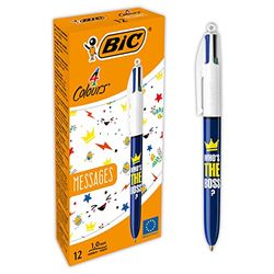 Bic Penna 4 colori Frasi