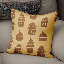 BonaMaison Fundas para Cojínes, Tonos Marrones Funda de Almohada Elegante y Suave para Decorativa Moderna Decoración del Hogar Habitación, 50x50 Cm - Diseñado y Fabricado en Turquía