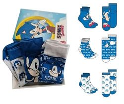 SONIC Pack 3 Calcetines Adulto