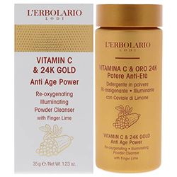 LErbolario Victamin C And 24K Gold Anti-Age Power For Women 1.23 oz Cleanser