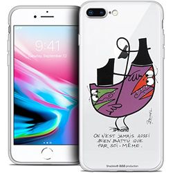 Caseink - Beschermhoes voor Apple iPhone 7 Plus (5.5) [Licence Official Collector Les Shadoks® Design SOI-Même - Flexibel - Ultradun - Gedrukt in Frankrijk]