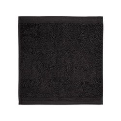 Möve Superwuschel zeepdoek 30 x 30 cm van 100% katoen, zwart