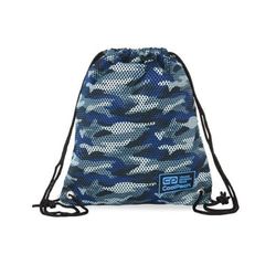 Coolpack Sprint Line Camo Mesh Grey, Sac de Sport à Cordon Unisex Kids, Multicolore, Taille Unique