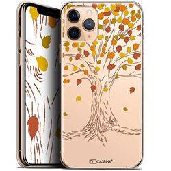 Caseink Beschermhoes voor Apple iPhone 11 Pro (5,8 inch) [gel, HD-motiefdruk in Frankrijk, herfst 16 Design Tree – zacht – ultradun]