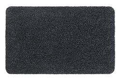 Hamat Tapete de entrada AquaLuxe para interior de poliéster antracite, 50 x 80 cm