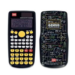 Legami - Vetenskapsräknare Count On Me, Genius-tema, 3 lägen, bas, vetenskapliga funktioner och statistiska beräkningar, glidande fodral, digital, dubbel strömförsörjning