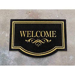 Hanse Home deurmat Welcome zwart, 45x65 cm