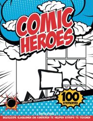 Strip -Sjablonen Om Te Leren Boek Voor Kinderen Te Tekenen: Komische Cartoonsjablonen Om Je Eigen Stripboek Te Maken, Zoals Een Professional Met Handgetekende Strepen Geschenkideeën Voor 6 -Jarigen