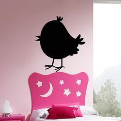 Ambiance - Adhesivo decorativo para pared (30 x 30 cm), color negro