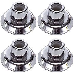 PACK DE 4 UNIDADES - Soporte Barra 12/16 mm. Cromo Baño