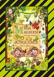 MEGA MALBUCH - SPECIAL EDITION - 300 BLATT - TOLLE MOTIVE - REGENWALD - SAVANNE - EXPEDITON - SAFARI - TIERGATTUNGEN: JUNGLEMIX: 23