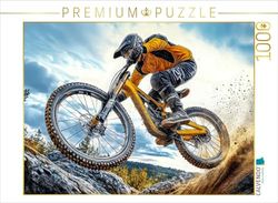 CALVENDO Puzzel Mountainbike | Legformaat cm Foto Puzzel voor gelukkige uren