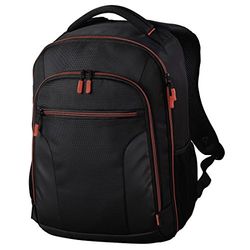 Hama | Mochila para cámara (mochila para equipo fotográfico de hasta 12L, funda tipo mochila con 8 separadores extraíbles, asas acolchadas, bolsillos laterales) Negro
