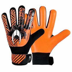 HO Soccer Game Blue Keepershandschoenen, uniseks, kinderen, zwart/oranje, maat 6