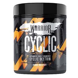 Warrior Cyclic Dextrin 400g - Advanced Pre and Intra-workout Carbohydrate Source - 16 Servings (Orange Onslaught)