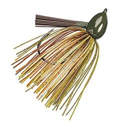 Strike King Lures Hack Attack Fluoro 5/0 Krok 1/2 Oz Grön Pumpa Craw Flipping Jigg (Per 1)
