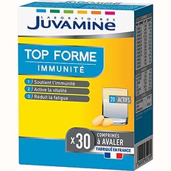 JUVAMINE - Top Forme Immunité - Aide à réduire la fatigue - Soutient l'immunité - 30 Comprimés - Fabrication Française