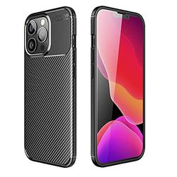 lopolike Hoes voor Galaxy A52s, slanke siliconen hoes met volledige afdekking van zacht gelrubber, schokbestendige beschermhoes voor Galaxy A52s, zwart