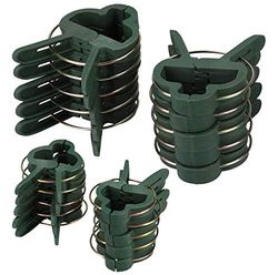 mumbi - 40 Clip per Piante in 2 Misure, Colore: Verde
