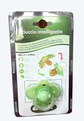 Chupeta inteligente de látex ortodontisches perfil tamanho 2 (através de 6 meses), cor verde
