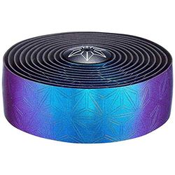 Supacaz Bling Tape Bar Tape Olie Slick w/Ano Zwarte Plugs
