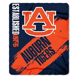 Northwest NCAA Auburn Tigers Fleece Throw Blanket, 50" x 60", Painted