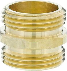 Bocal rosqueado de latão GARDENA: conector de latão para conexão de dupla face, p. Por exemplo, bombas, rosca de tubo 33,3 mm (G 1") (7261-20)