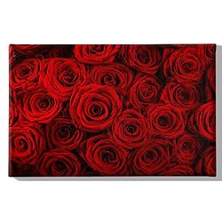 Homemania HM20KNV45x70-211 Cuadro - Flores - La Naturaleza, Poliéster, Madera, Multicolor, 45 x 3 x 70 cm