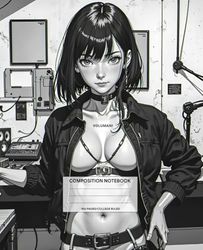 Anime Music Producer Notebook: College Ruled Journal for Musicians & Creators