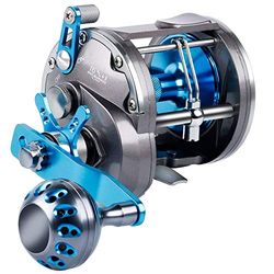 Burning Shark Trolling Reel saltvattennivå vindrullar, dragrullar, båt, fiske, havsfiske, havsabborre, grupper, lax
