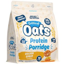 Applied Nutrition Critical Oats Advanced Protein Porridge - Whey Protein Powder Blend with Wholegrain Oats & ISO-XP Protein Isolate, Amino Acids, Easy Mix (600g - 10 Servings) (Golden Syrup)