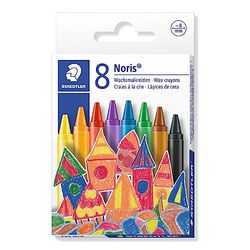 STAEDTLER 220NC8 - Caja con 8 lápices plásticos y de cera