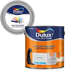 Ma Color Sur-Medición de Dulux Valentine – Pintura interior de pared, techos, maderas – Paleta temporal, pieza para Viver Mate, Gris Perla, 2,5 L