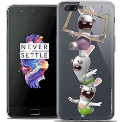 Beschermhoes voor 5,5 inch, OnePlus 5, ultradun, konijnencrétins TV Sport