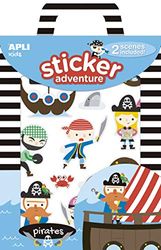 APLI Kids- Pirates Sticker Set, Multi-Colour, (15166)