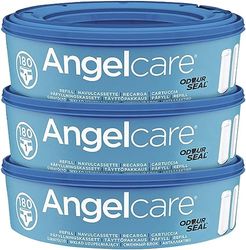 Angelcare luieremmer navulverpakking 3 wit