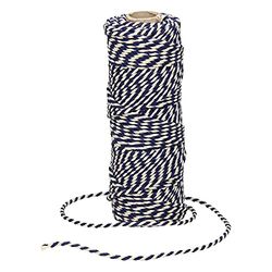 Jouetprive-Rope 45meter Cotton 50gr Blue/White
