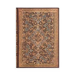 Paperblanks Agende 18 Mesi 2025, La Restaurazione Inglese, Midi, Orizzontale, Chiusura con Fascia Elastica