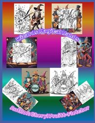 Wizards Magical Bands: Magical Melodies Coloring Book
