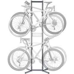 Delta Cycle & Home Cavalletto per bicicletta, unisex, grigio, 2190 x 610 mm
