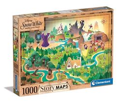 Disney Maps - 1000 pièces - Blanche-Neige