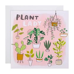 Hallmark Blijf in contact kaart - Studio Ink 'Plant Lady' Design