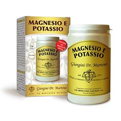 MAGNESIO E POTASSIO, 180 g polvere - Integratore alimentare di sali minerali - magnesio e potassio