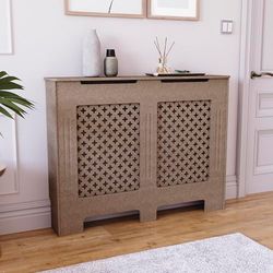 Vida Designs Oxford Radiatorkap ongeverfd traditioneel Onafgewerkt, medium
