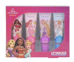 Lip Smacker Princesas Disney, Tubo de Bálsamo Labial, Set de 4 Bálsamos para Niñas, Edición Regalo 2025