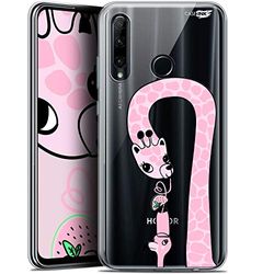 Caseink fodral för Huawei Honor 20 Lite (6.2) gel HD [tryckt i Frankrike - Honor 20 Lite fodral - mjukt - stötskyddat ] sommar giraff